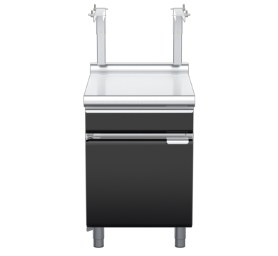 waldorf bold bt8600sldrw-cd-b0 600mm bench top with salamander support and drawer salamander support and low splashback