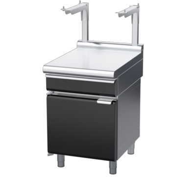 waldorf bold bt8600sldrw-cd-b0 600mm bench top with salamander support and drawer salamander support and low splashback