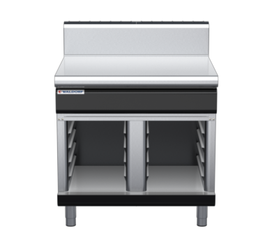 waldorf bold bt8900h-cb-b0 900mm bench top on cabinet base and high splashback