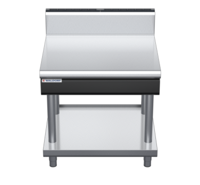 waldorf cue bt8900h-ls-c0 900mm bench top on leg stand and high splashback