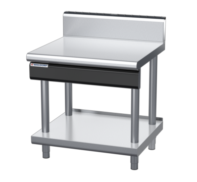 waldorf cue bt8900h-ls-c0 900mm bench top on leg stand and high splashback
