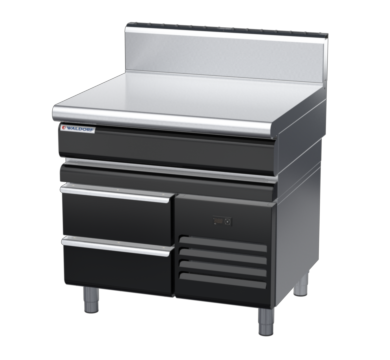 waldorf bold bt8900h-rb-b0 900mm bench top on refrigerated base and high splashback