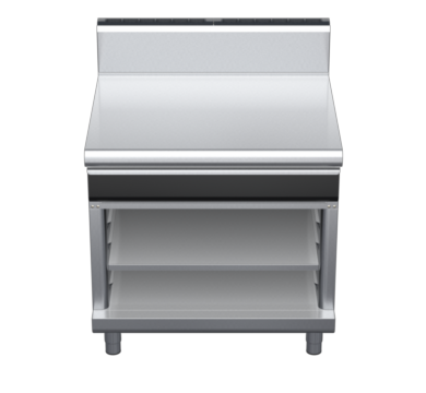 waldorf cue bt8900hdrw-ob-c0 900mm bench top on open base and high splashback
