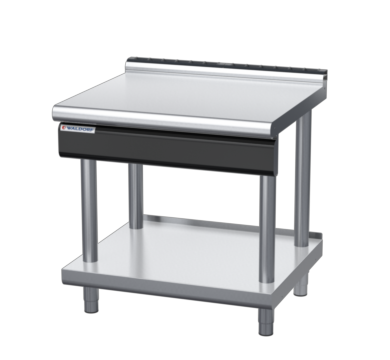 waldorf cue bt8900l-ls-c0 900mm bench top on leg stand and low splashback