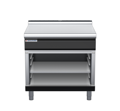 waldorf bold bt8900l-ob-b0 900mm bench top on open base and low splashback
