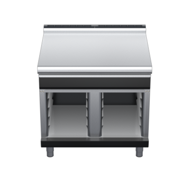 waldorf bold bt8900ldrw-cb-b0 900mm bench top on cabinet base and low splashback