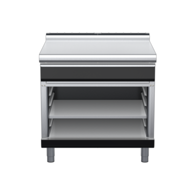 waldorf bold bt8900ldrw-ob-b0 900mm bench top on open base and low splashback