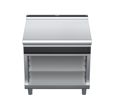 waldorf cue bt8900ldrw-ob-c0 900mm bench top on open base and low splashback