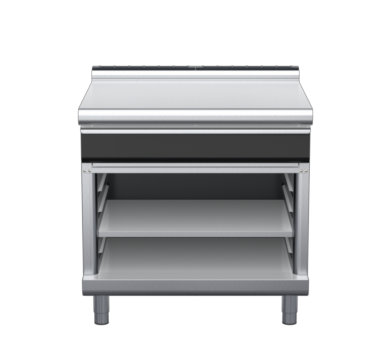 waldorf cue bt8900ldrw-ob-c0 900mm bench top on open base and low splashback