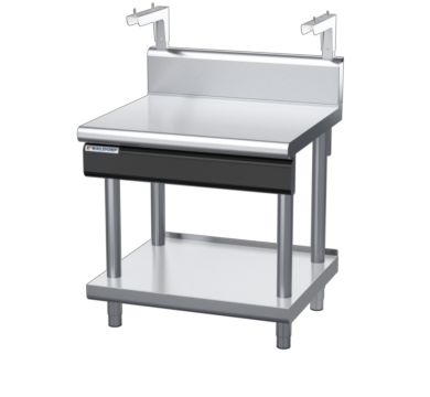 waldorf cue bt8900sh-ls-c0 900mm bench top with salamander support salamander support and high splashback