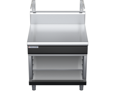 waldorf bold bt8900sh-ob-b0 900mm bench top with salamander support salamander support and high splashback