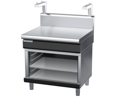 waldorf bold bt8900sh-ob-b0 900mm bench top with salamander support salamander support and high splashback