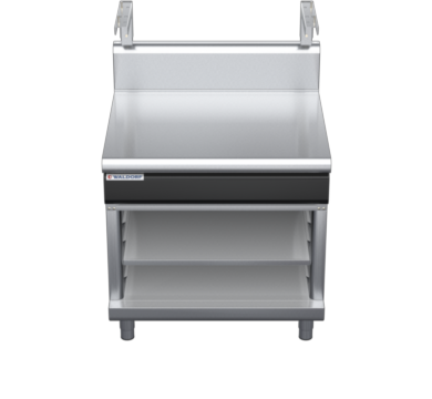 waldorf cue bt8900sh-ob-c0 900mm bench top with salamander support salamander support and high splashback