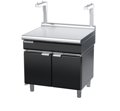 waldorf bold bt8900sl-cd-b0 900mm bench top with salamander support salamander support and low splashback