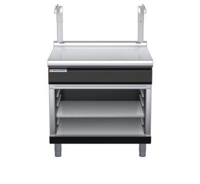 waldorf bold bt8900sl-ob-b0 900mm bench top with salamander support salamander support and low splashback
