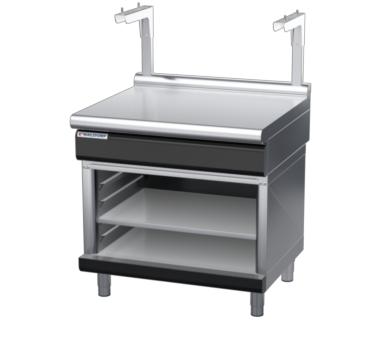 waldorf bold bt8900sl-ob-b0 900mm bench top with salamander support salamander support and low splashback