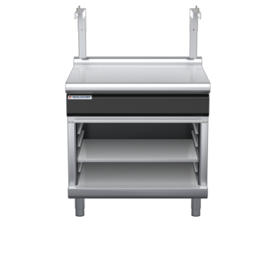 waldorf cue bt8900sl-ob-c0 900mm bench top with salamander support salamander support and low splashback