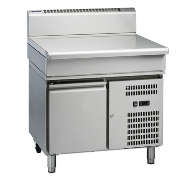 waldorf 800 series bt8900-rb - 900mm bench top  refrigerated base