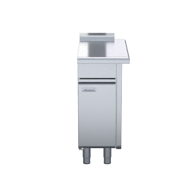 waldorf 800 series btl8400-cd - 400mm bench top low back version - cabinet base with fixed front panel