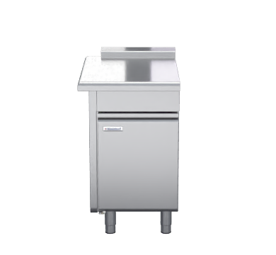 waldorf 800 series btl8550-cd-lh - 550mm bench top low back version - cabinet base with fixed front panel