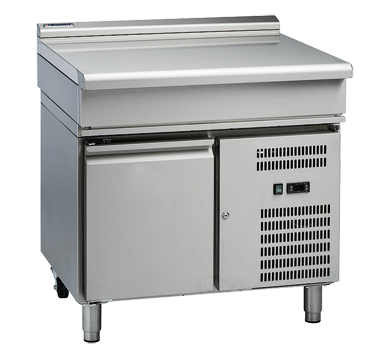 waldorf 800 series btl8900-rb - 900mm bench top low back version  refrigerated base