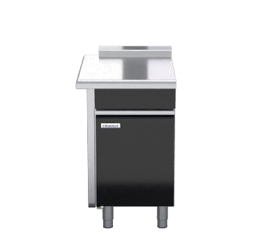 waldorf bold btlb8550-cd-lh - 550mm bench top low back version - cabinet base with fixed front panel