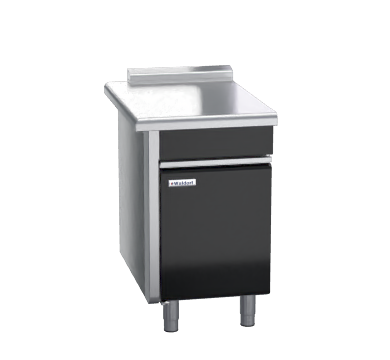 waldorf bold btlb8550-cd-lh - 550mm bench top low back version - cabinet base with fixed front panel