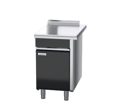 waldorf bold btlb8550-cd-rh - 550mm bench top low back version - cabinet base with fixed front panel