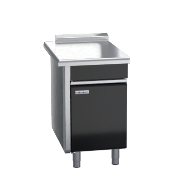 waldorf bold btlb8550-cd-lh - 550mm bench top low back version - cabinet base with fixed front panel