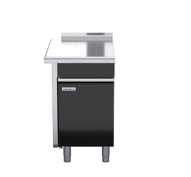 waldorf bold btlb8550-cd-rh - 550mm bench top low back version - cabinet base with fixed front panel