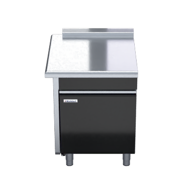 waldorf bold btlb8700-cd-lh - 700mm bench top low back version - cabinet base with fixed front panel