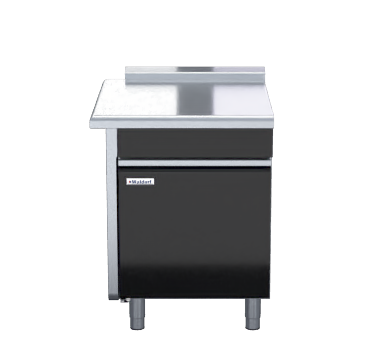 waldorf bold btlb8700-cd-lh - 700mm bench top low back version - cabinet base with fixed front panel