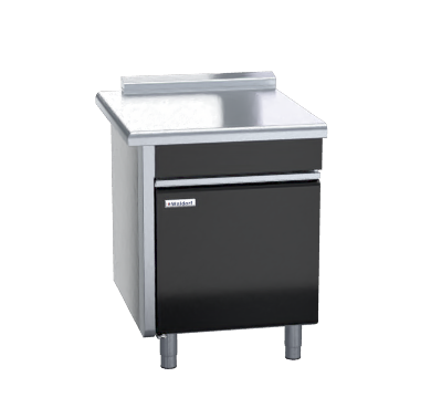 waldorf bold btlb8700-cd-lh - 700mm bench top low back version - cabinet base with fixed front panel