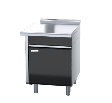 waldorf bold btlb8700-cd-lh - 700mm bench top low back version - cabinet base with fixed front panel