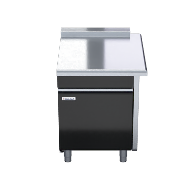 waldorf bold btlb8700-cd-rh - 700mm bench top low back version - cabinet base with fixed front panel