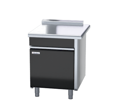 waldorf bold btlb8700-cd-rh - 700mm bench top low back version - cabinet base with fixed front panel