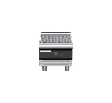 waldorf cue ch8450gl-b-c0 450mm gas chargrill / barbecue bench model with low splashback