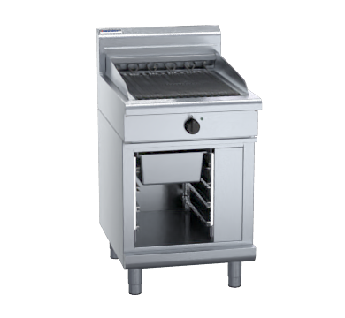 waldorf 800 series ch8600ed-cb - 600mm electric chargrill - cabinet base