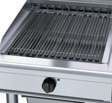 waldorf 800 series ch8600ed-ls - 600mm electric chargrill - leg stand