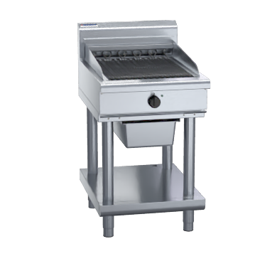 waldorf 800 series ch8600ed-ls - 600mm electric chargrill - leg stand