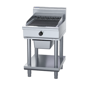 waldorf 800 series ch8600ed-ls - 600mm electric chargrill - leg stand