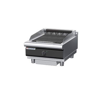 waldorf cue ch8600edl-b-c0 600mm electric chargrill / barbecue bench model with low splashback