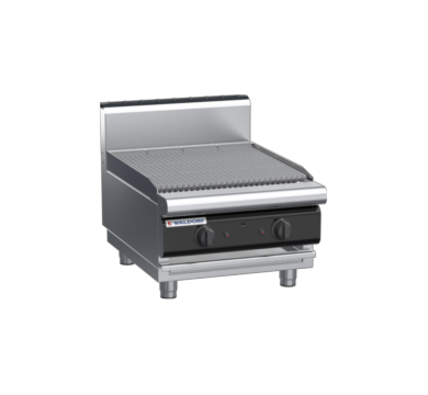 waldorf cue ch8600gh-b-c0 600mm gas chargrill / barbecue bench model with high splashback
