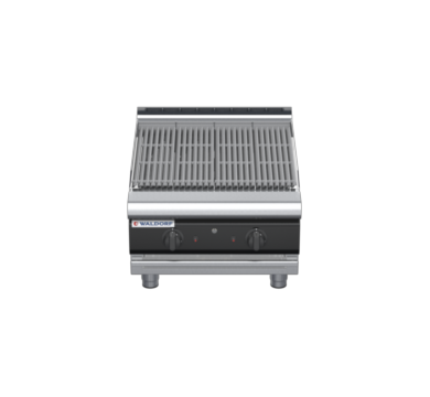 waldorf cue ch8600gl-b-c0 600mm gas chargrill / barbecue bench model with low splashback