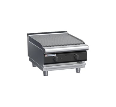 waldorf cue ch8600gl-b-c0 600mm gas chargrill / barbecue bench model with low splashback