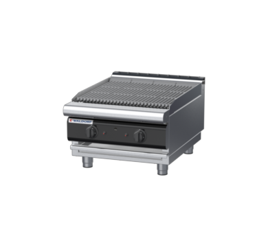 waldorf cue ch8600gl-b-c0 600mm gas chargrill / barbecue bench model with low splashback