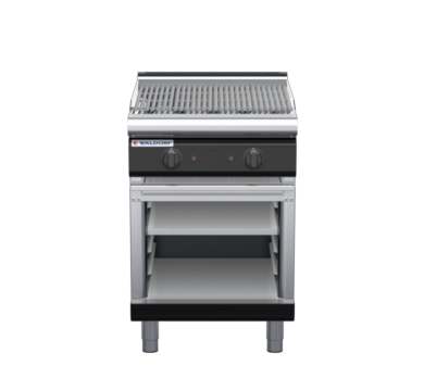 waldorf bold ch8600gl-cb-b0 600mm gas chargrill / barbecue on cabinet base with low splashback