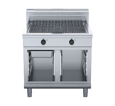 waldorf 800 series ch8900ed-cb - 900mm electric chargrill - cabinet base