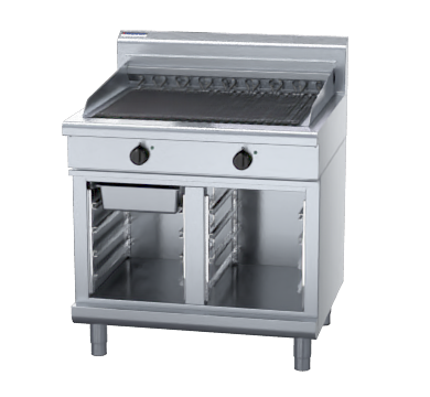 waldorf 800 series ch8900ed-cb - 900mm electric chargrill - cabinet base