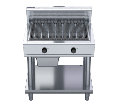 waldorf 800 series ch8900ed-ls - 900mm electric chargrill - leg stand